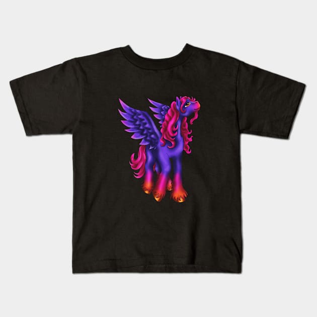 Twilight Dusk Kids T-Shirt by SerendiPonies